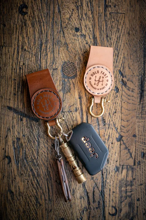 Magnetic Buttero Leather Key Clip