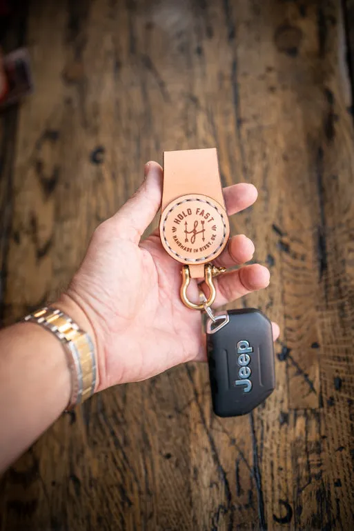 Magnetic Buttero Leather Key Clip