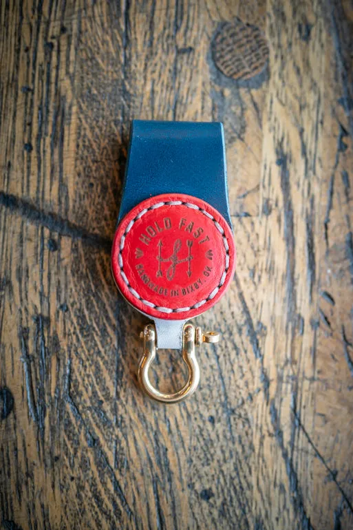 Magnetic Buttero Leather Key Clip