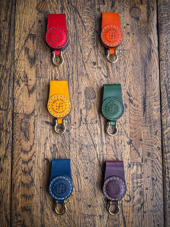 Magnetic Buttero Leather Key Clip