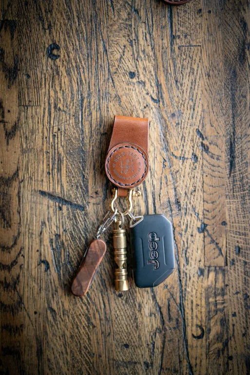 Magnetic Buttero Leather Key Clip