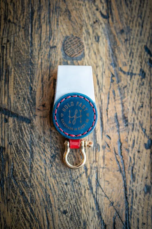 Magnetic Buttero Leather Key Clip