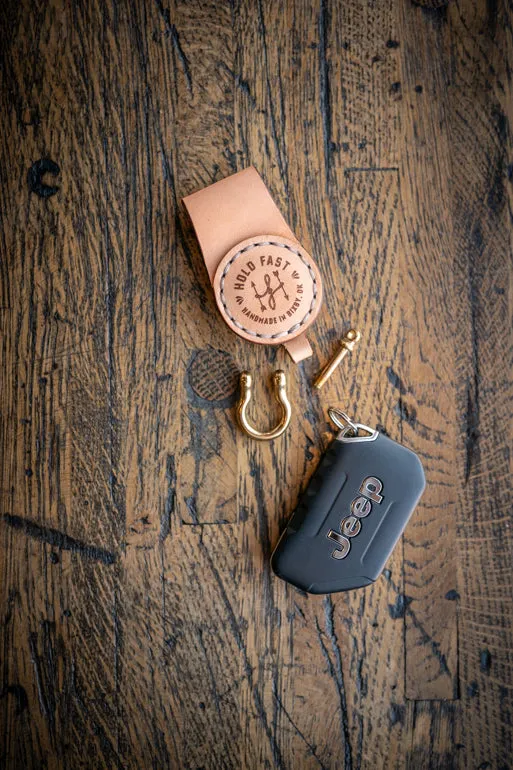 Magnetic Buttero Leather Key Clip