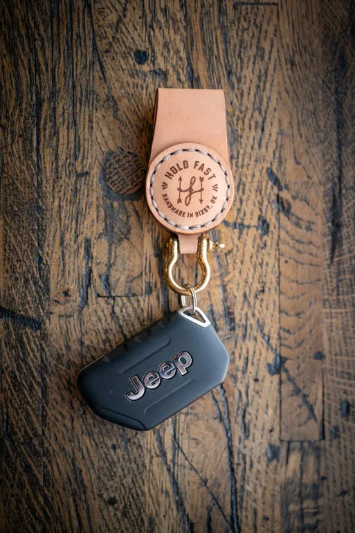 Magnetic Buttero Leather Key Clip