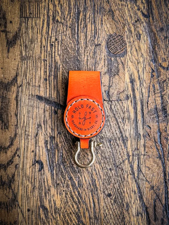 Magnetic Buttero Leather Key Clip