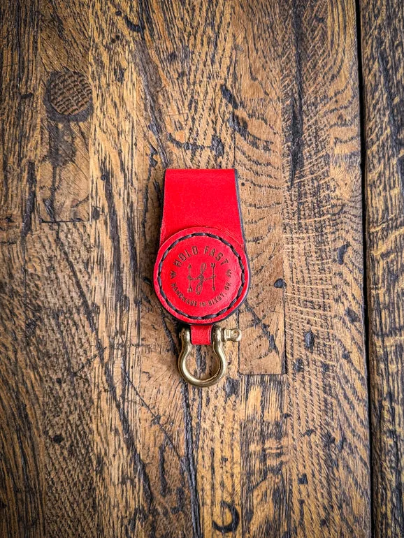 Magnetic Buttero Leather Key Clip