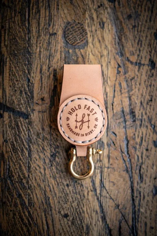 Magnetic Buttero Leather Key Clip