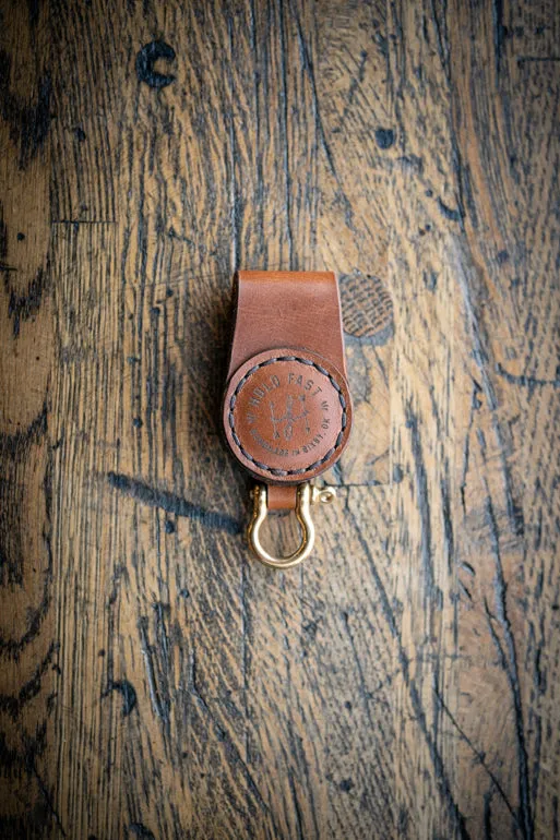 Magnetic Buttero Leather Key Clip