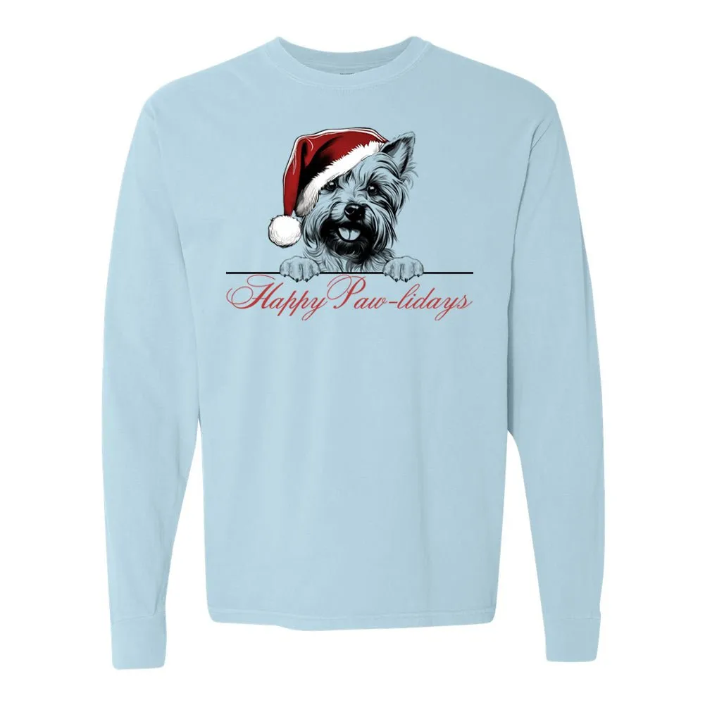 Make It Yours™ 'Happy Paw-lidays' Long Sleeve