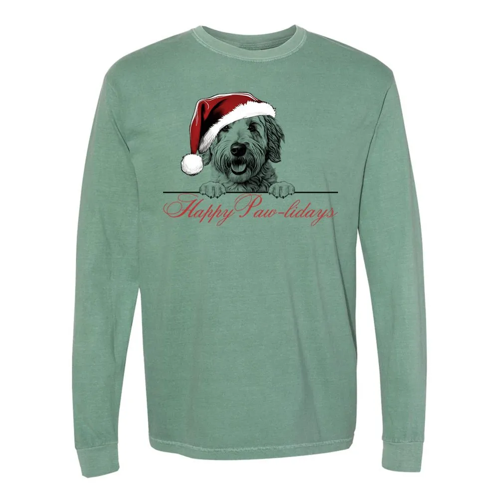 Make It Yours™ 'Happy Paw-lidays' Long Sleeve