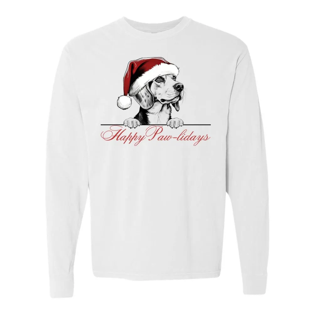 Make It Yours™ 'Happy Paw-lidays' Long Sleeve