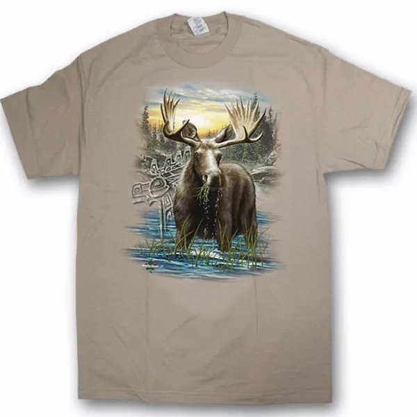 Men and Women T-shirt with Wildlife designs.