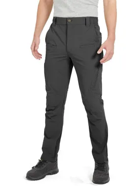 Men's Hiking Pants Lightweight Quick Dry Waterproof Breathable Tactical Cargo Pants for Outdoor Fishing Travel