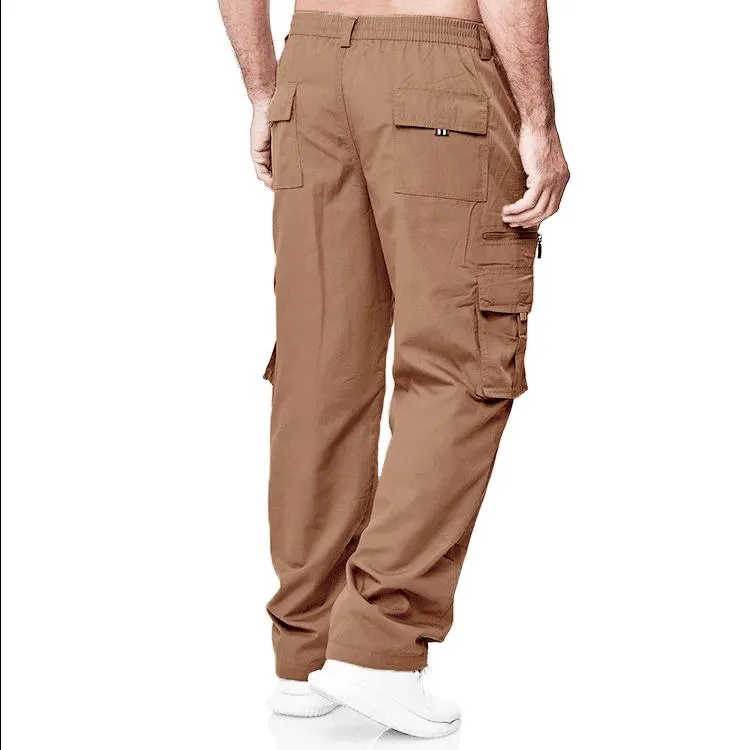 Men's Loose Straight Cargo Trousers 11741252YM