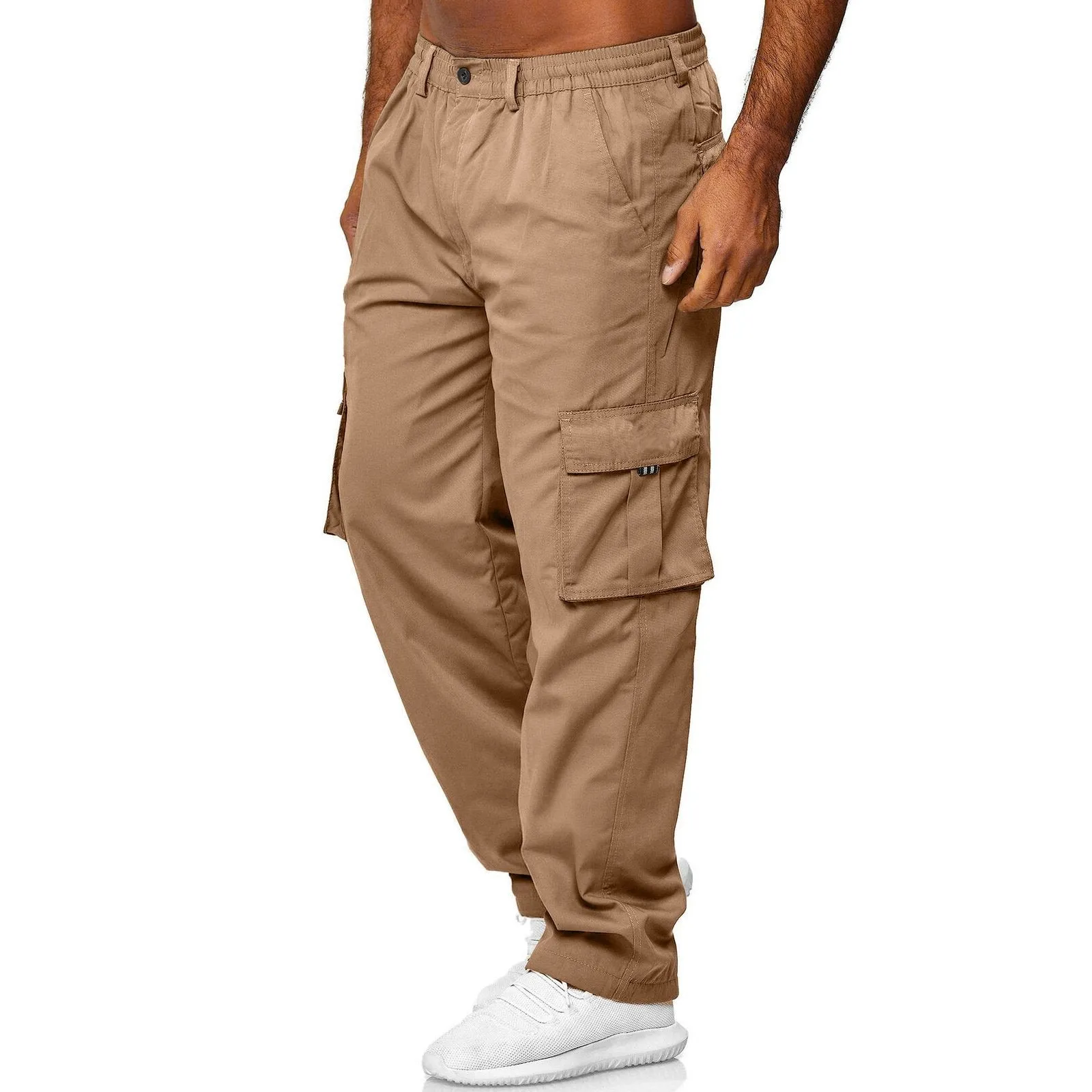 Men's Loose Straight Cargo Trousers 11741252YM