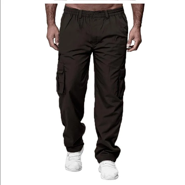 Men's Loose Straight Cargo Trousers 11741252YM