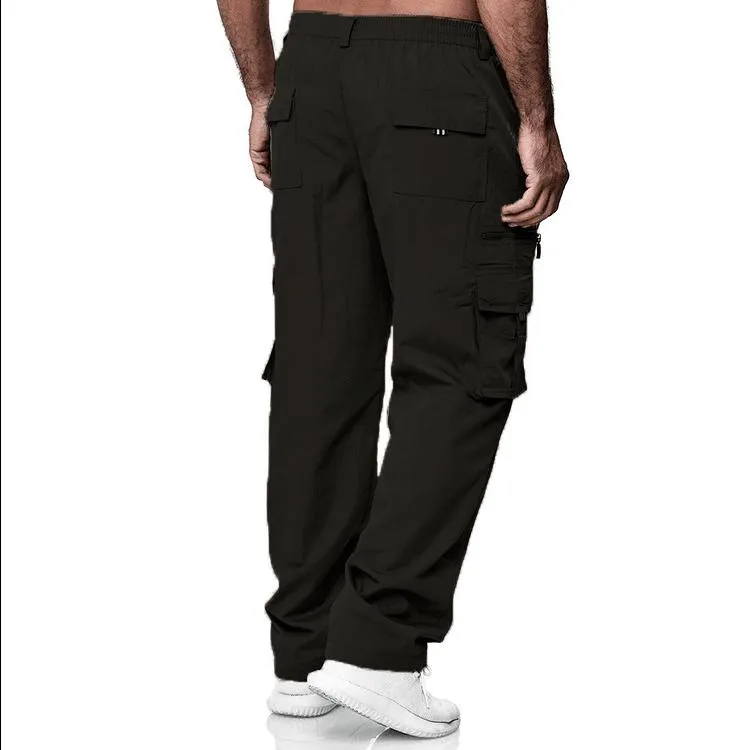 Men's Loose Straight Cargo Trousers 11741252YM