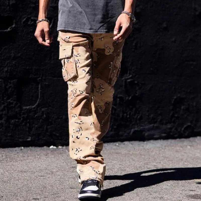 Men's Straight Leg Cargo Pants 23754290YM