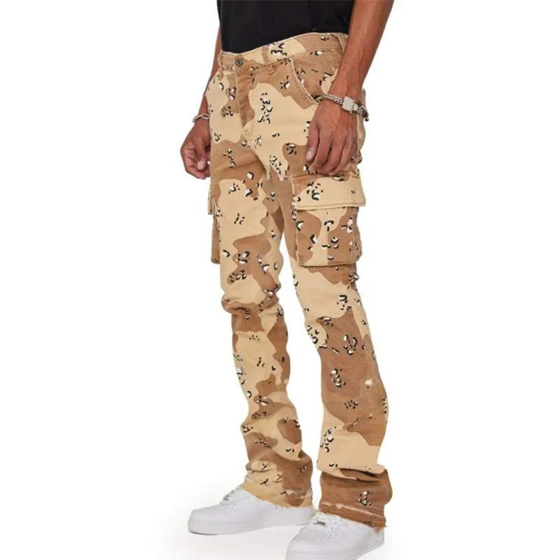 Men's Straight Leg Cargo Pants 23754290YM