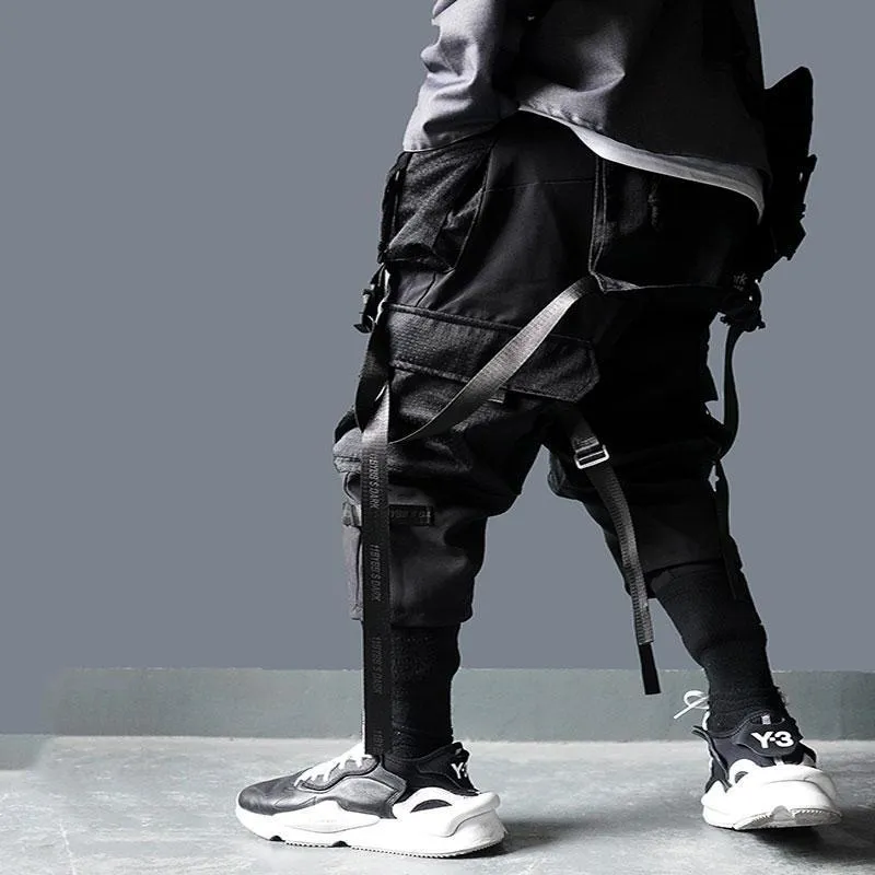 Mesh Pocket Strap Cargos