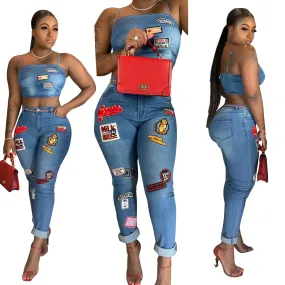 Morning Cartoons Jean Set