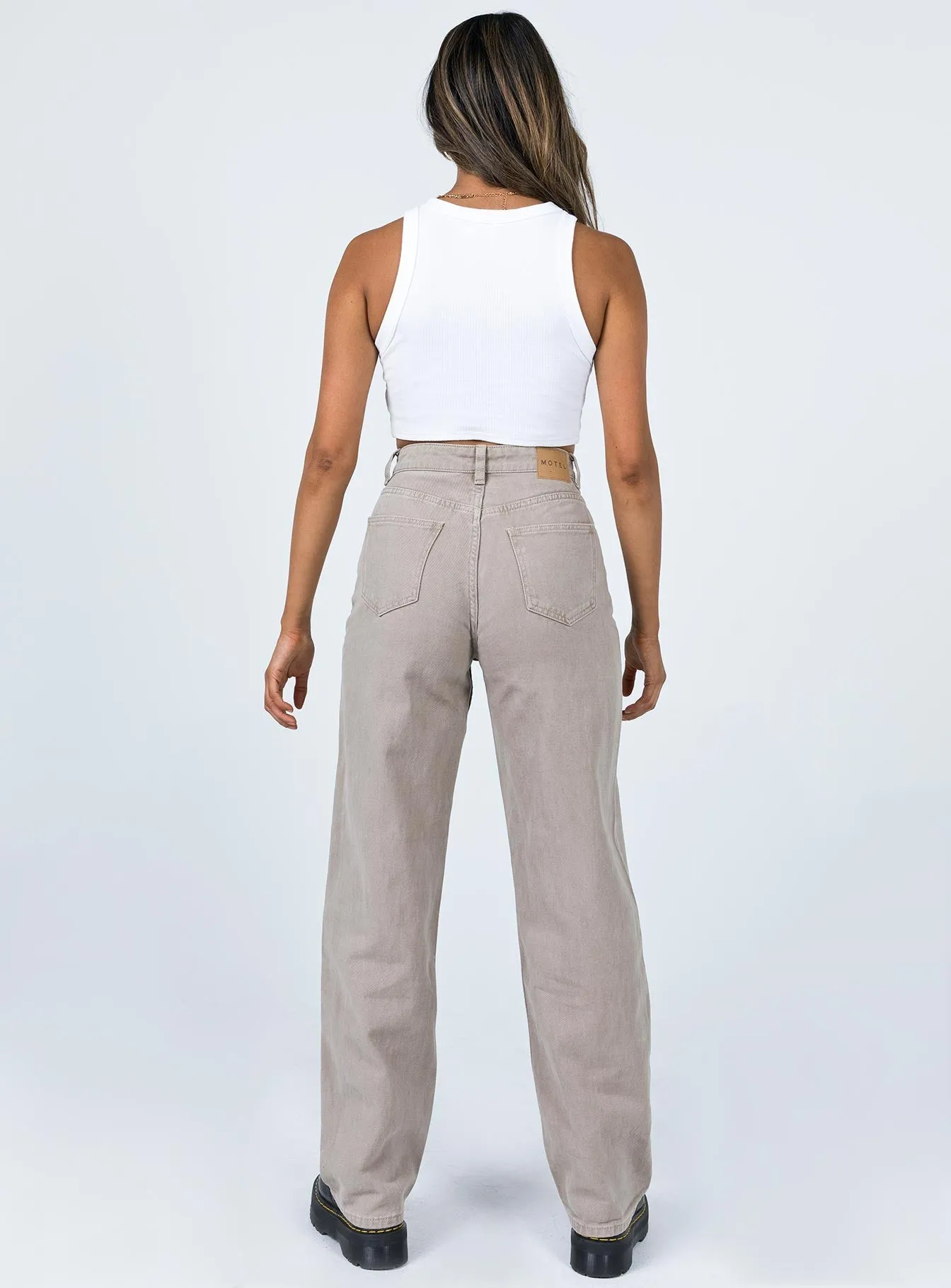 Motel Parallel Jeans Burnt Olive