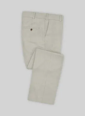 Napolean Muted Khaki Wool Pants