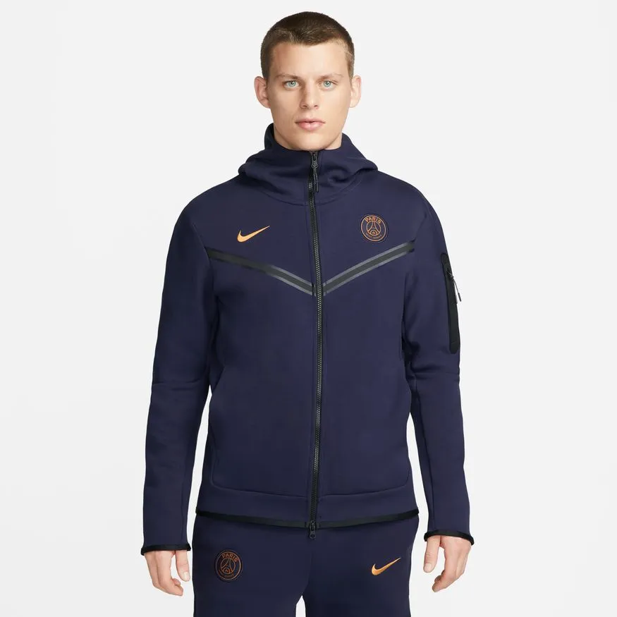 Nike Men's Paris Saint-Germain Tech Fleece Windrunner Hoodie