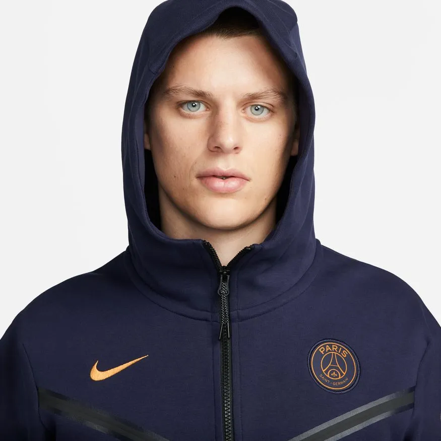 Nike Men's Paris Saint-Germain Tech Fleece Windrunner Hoodie