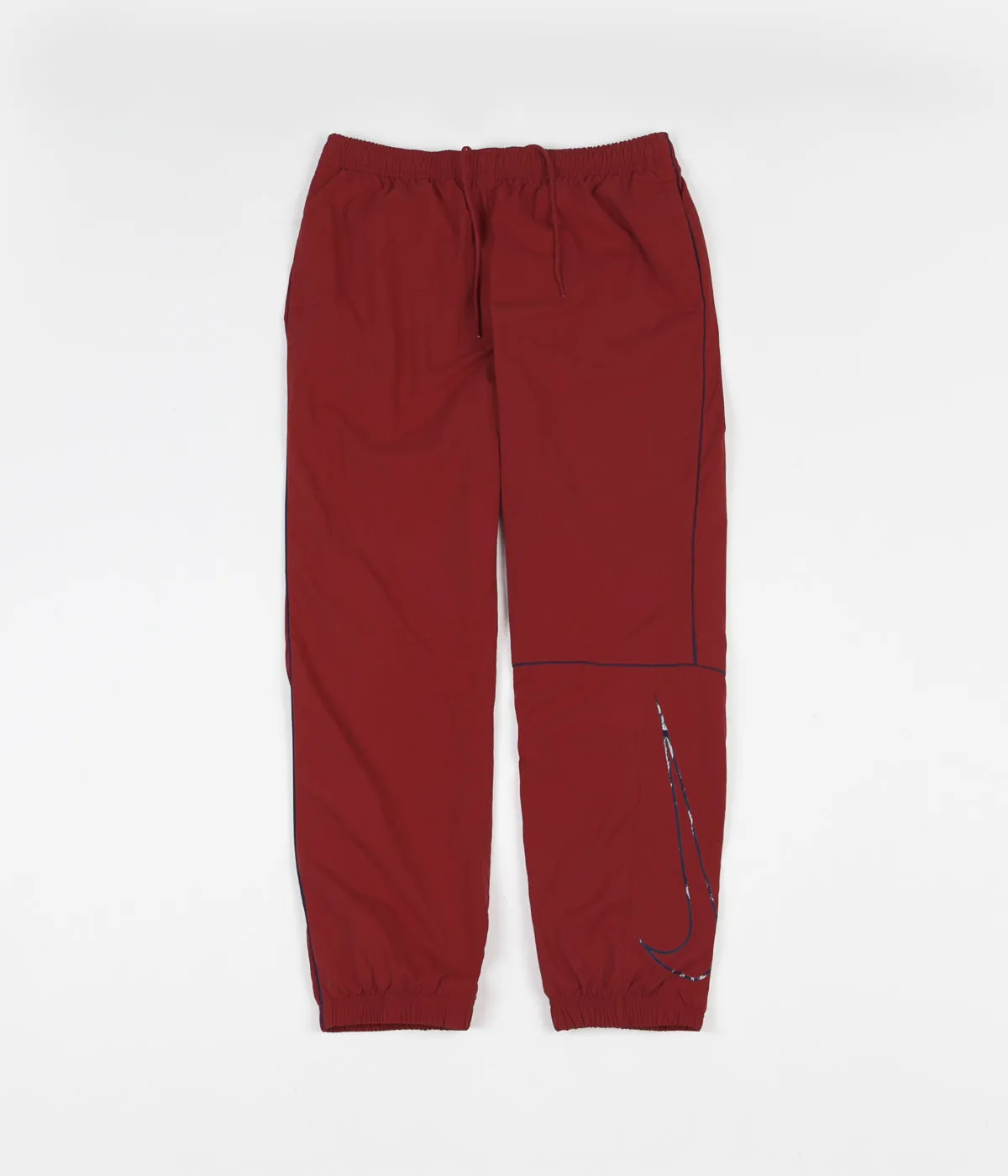 Nike SB Swoosh Track Pants - Team Crimson / Obsidian / Obsidian