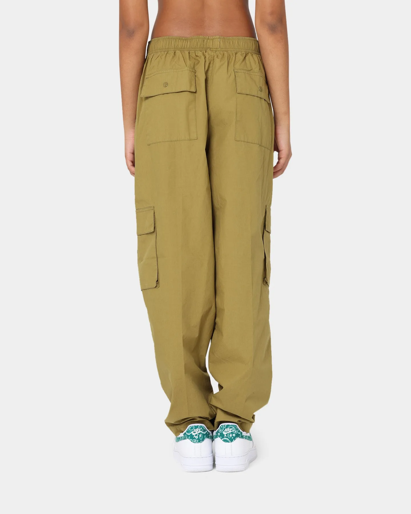 OBEY Women's Sunny Poplin Cargo Pants Olive Oil