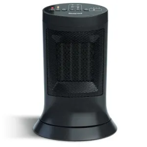 Open Box -  Honeywell Digital Ceramic Compact Tower Heater Black