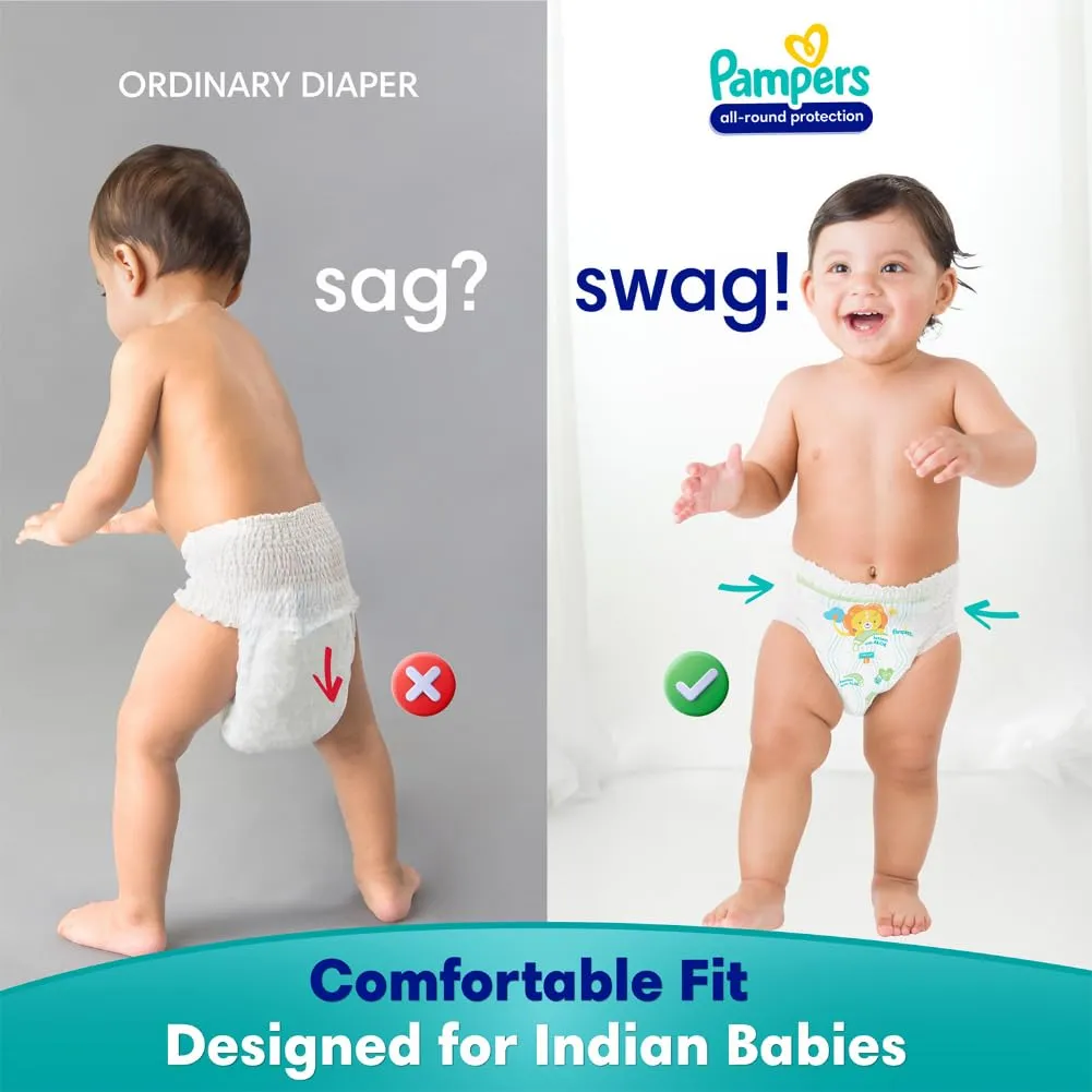 Pampers All round Protection Pants, Large size baby Diapers, (L) 36 Count,9-14 kg Lotion with Aloe Vera