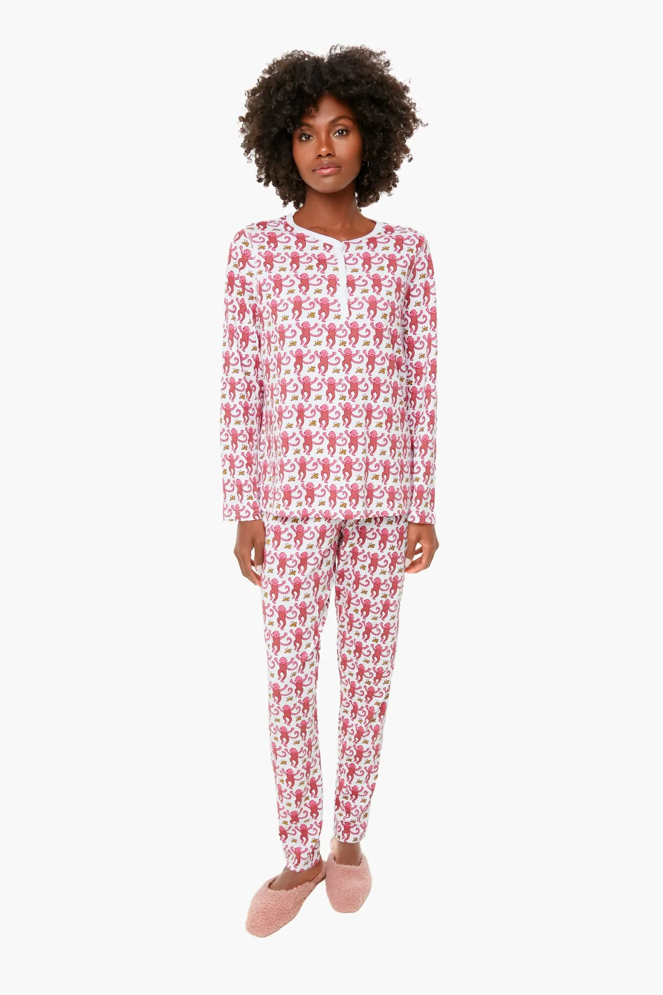 Pink Monkey Pajamas