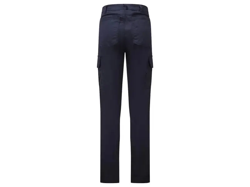 Portwest® Womens Ultrasoft 7oz Flame Resistant  Deluxe Cargo Pants - Navy - IUP671