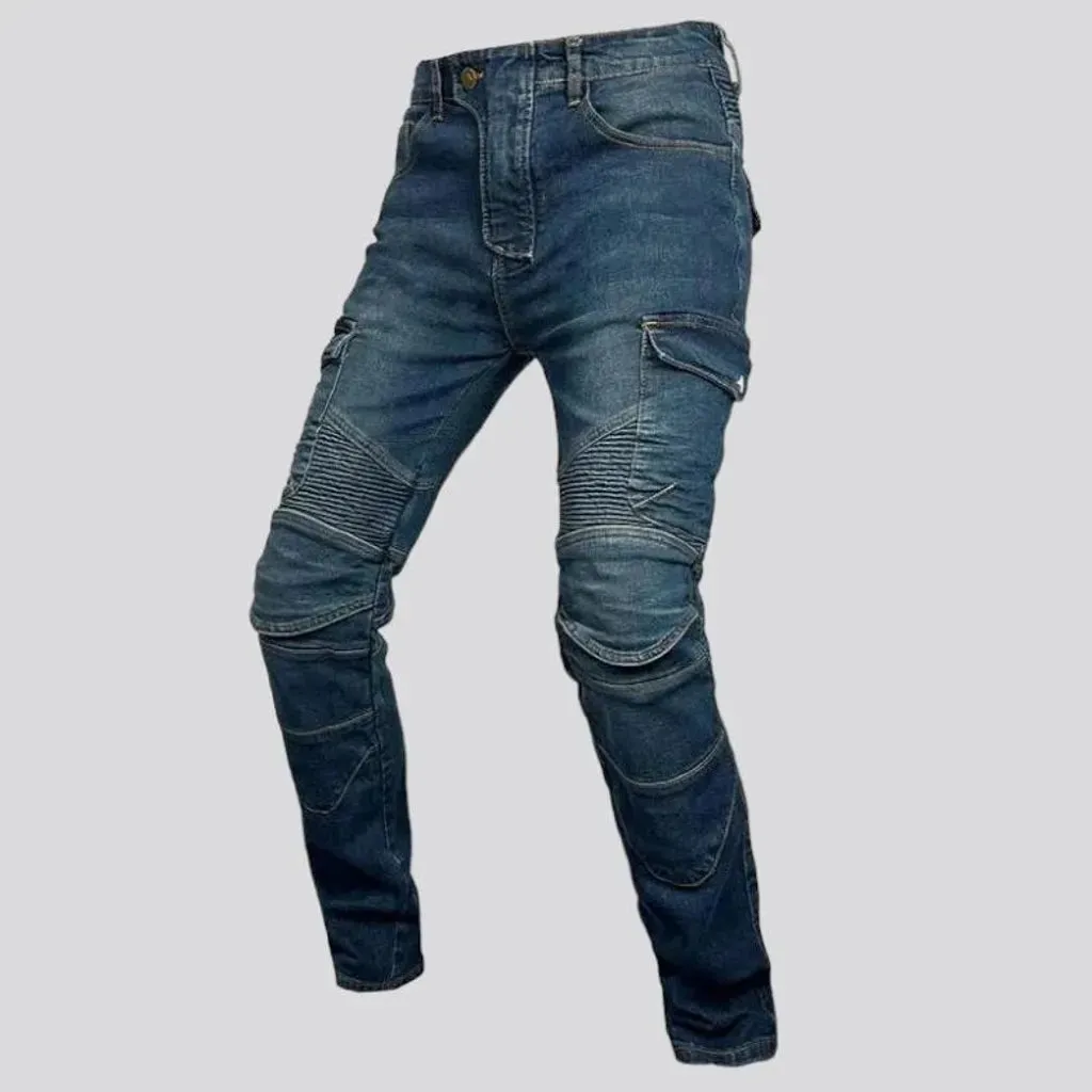 Protective riding jean pants