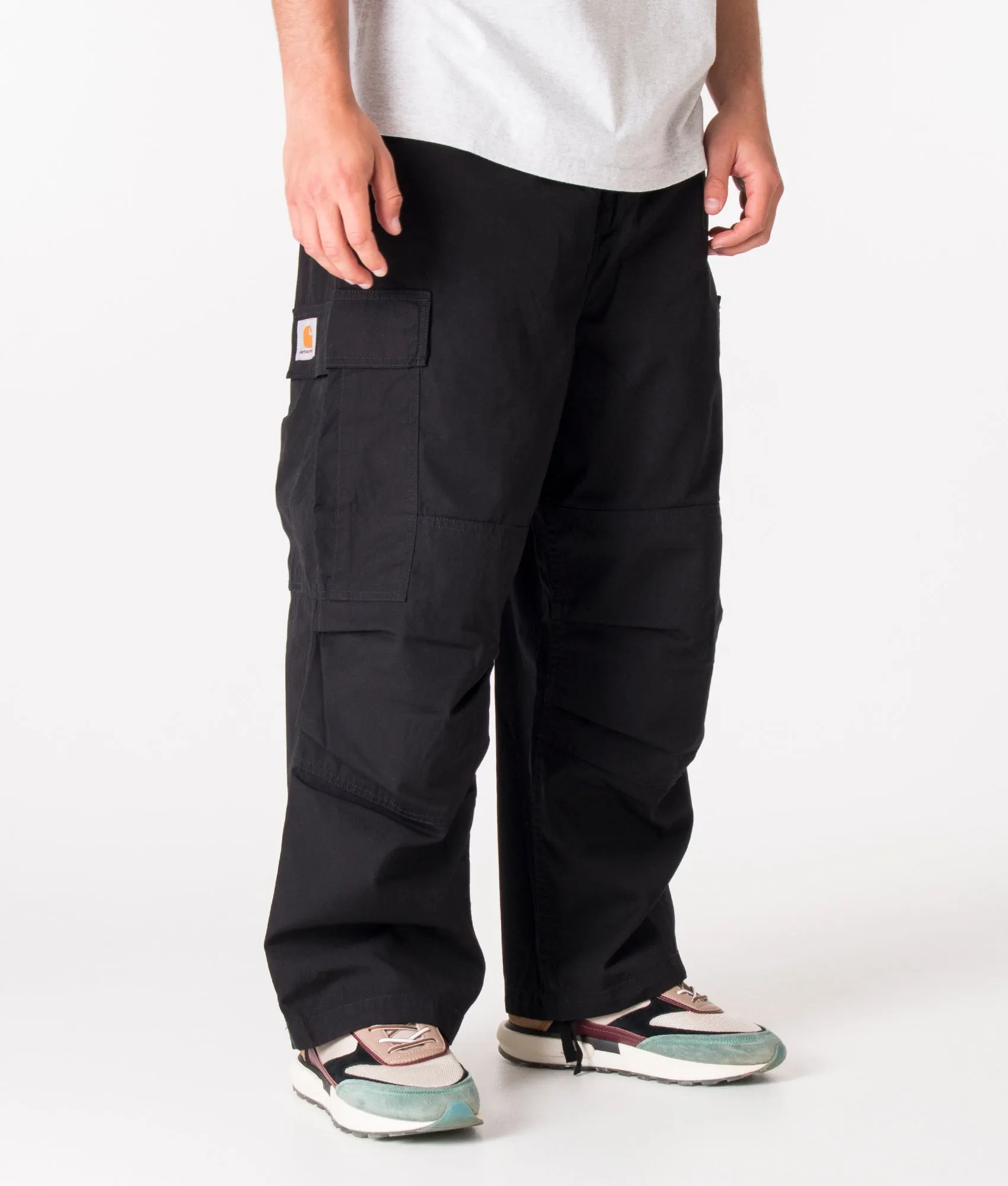 Relaxed Fit Jet Cargo Pants