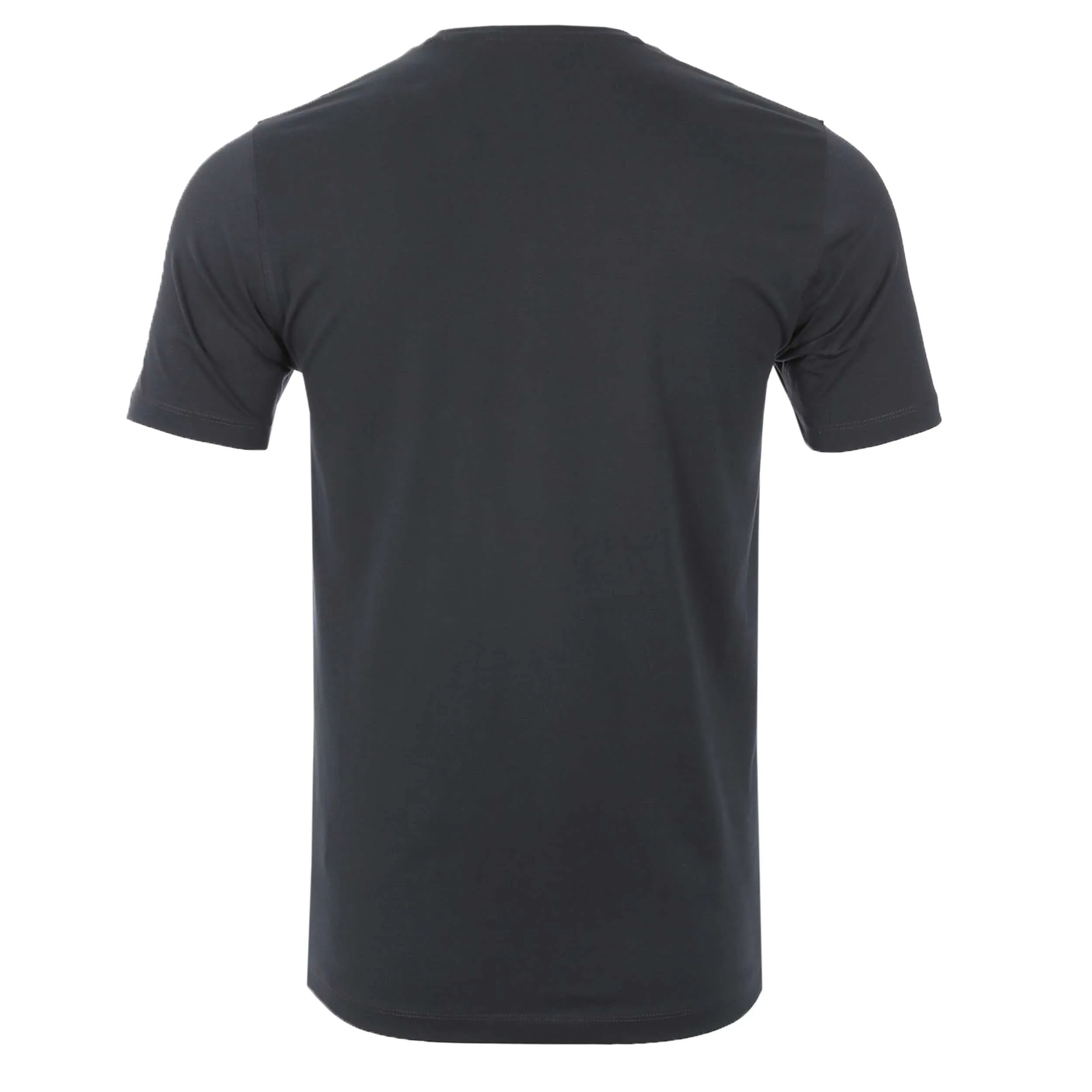 Remus Uomo Basic Crew Neck T Shirt in Charcoal