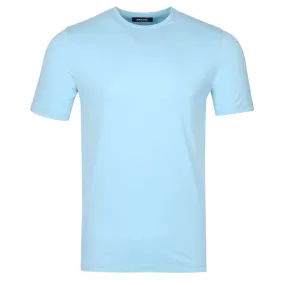 Remus Uomo Basic Crew Neck T Shirt in Sky Blue