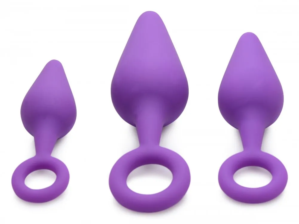 Rump Ringers 3 Piece Silicone Anal Plug Set