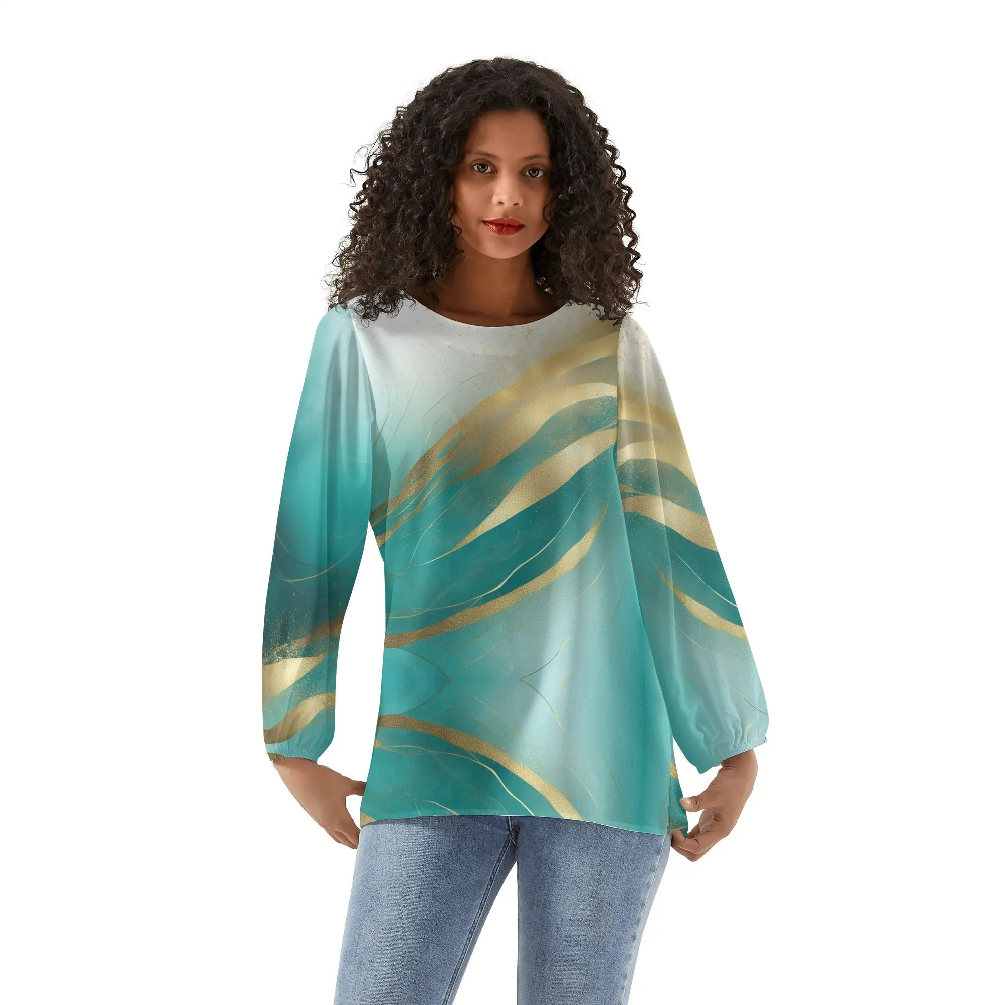 Santa Barbara Collection: Chiffon Blouse (MW House of Style)