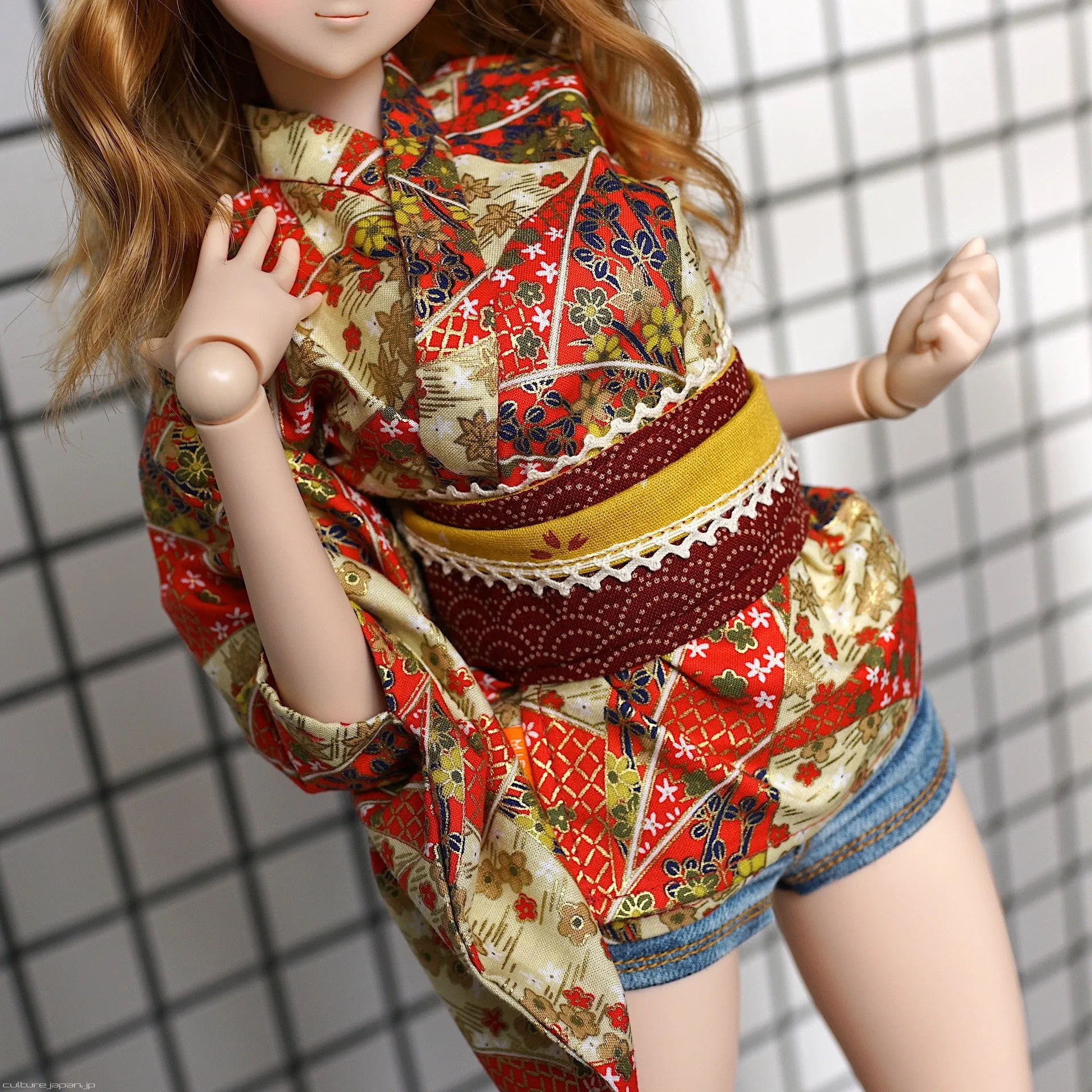 Short Yukata Red