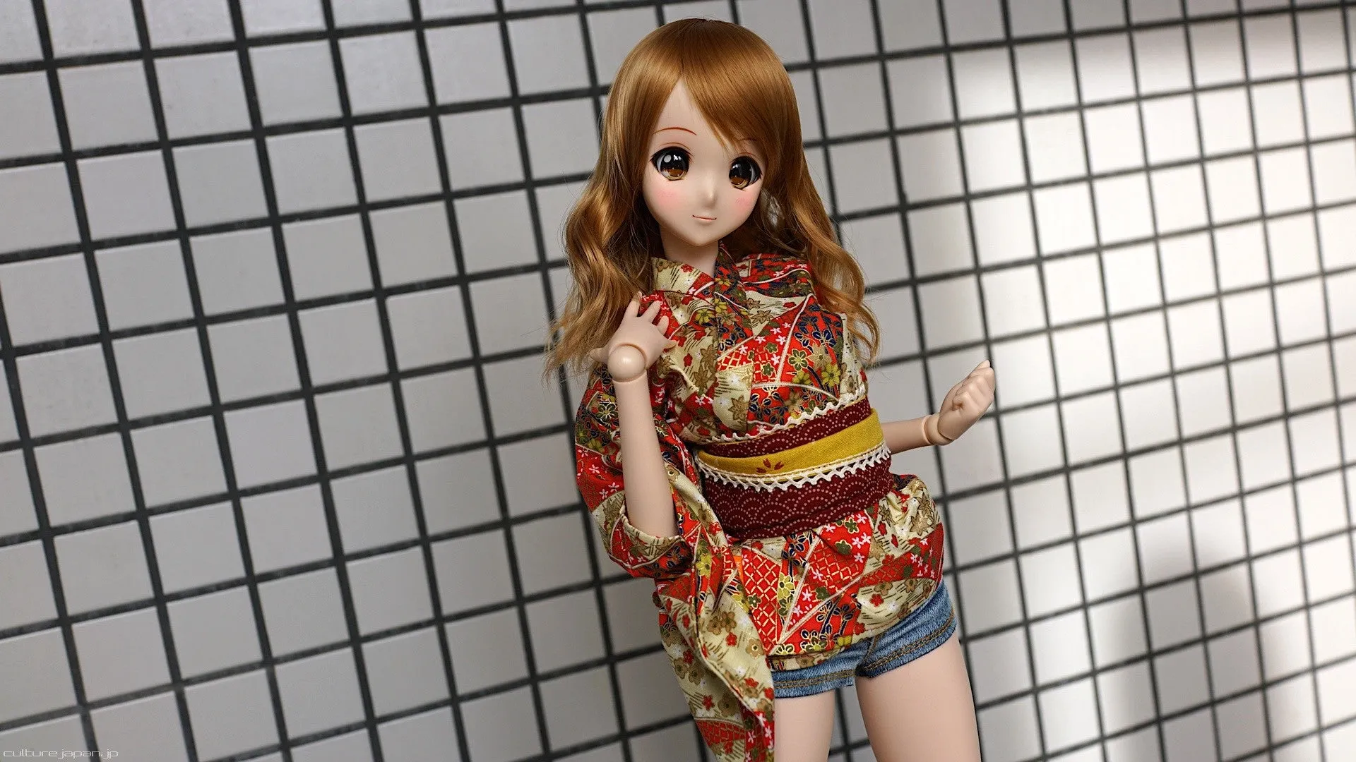 Short Yukata Red