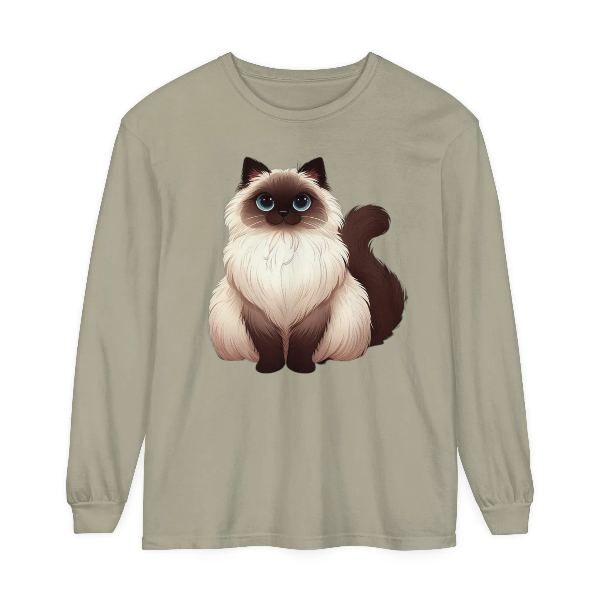 Siamese Cat Long Sleeve T-Shirt