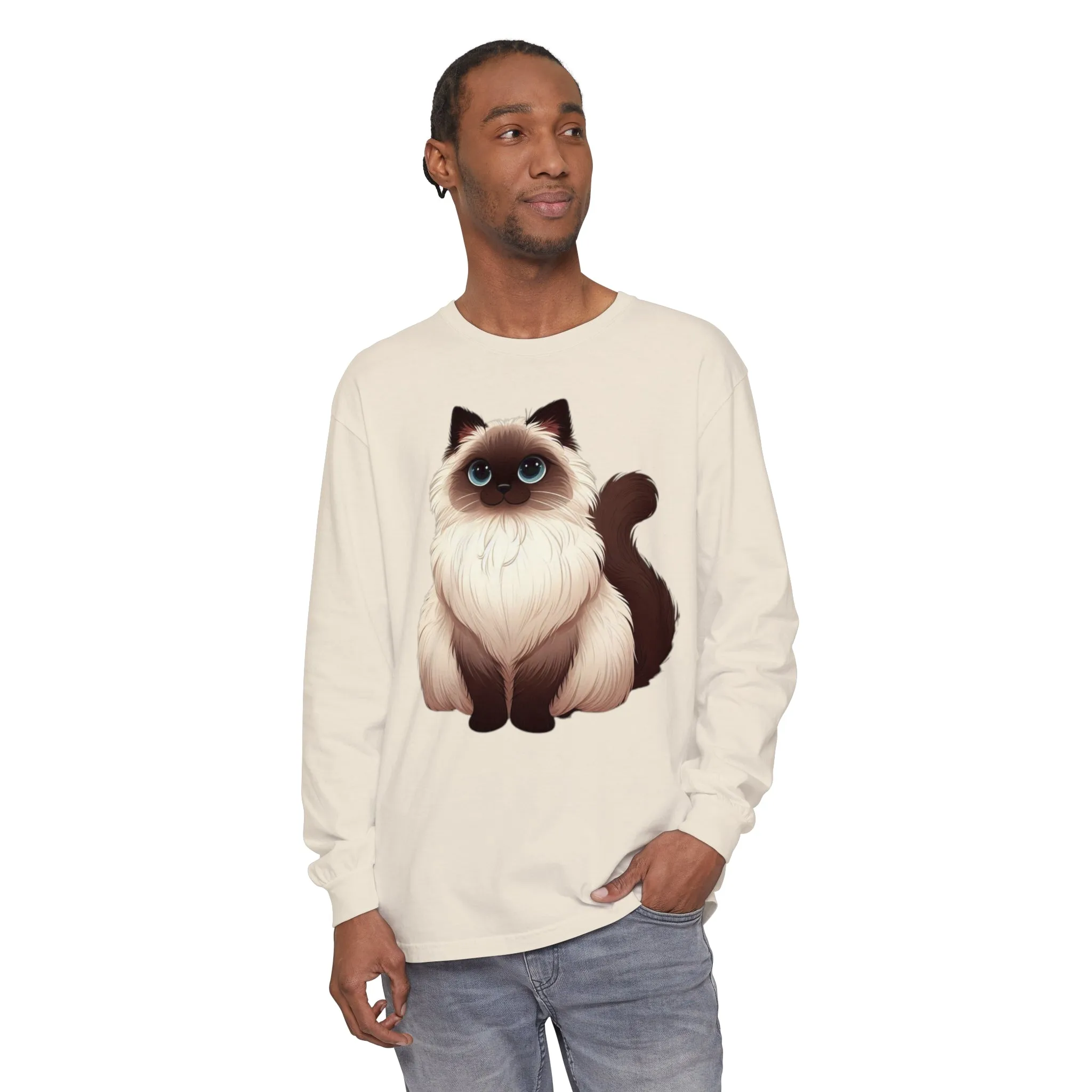 Siamese Cat Long Sleeve T-Shirt