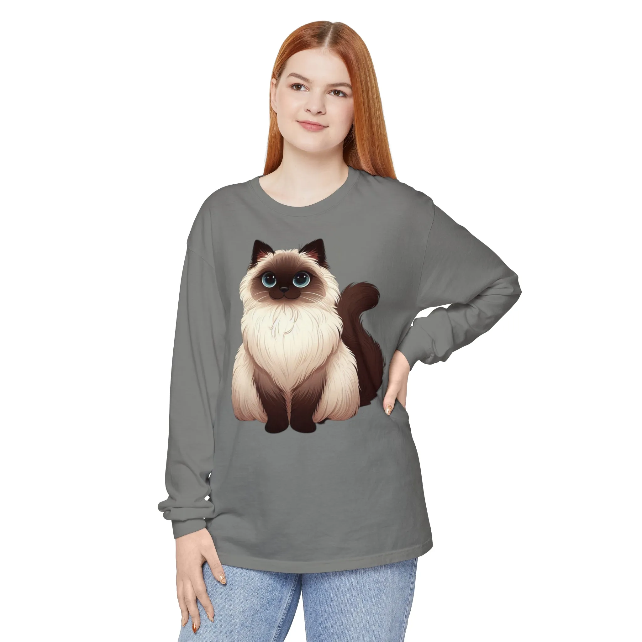 Siamese Cat Long Sleeve T-Shirt