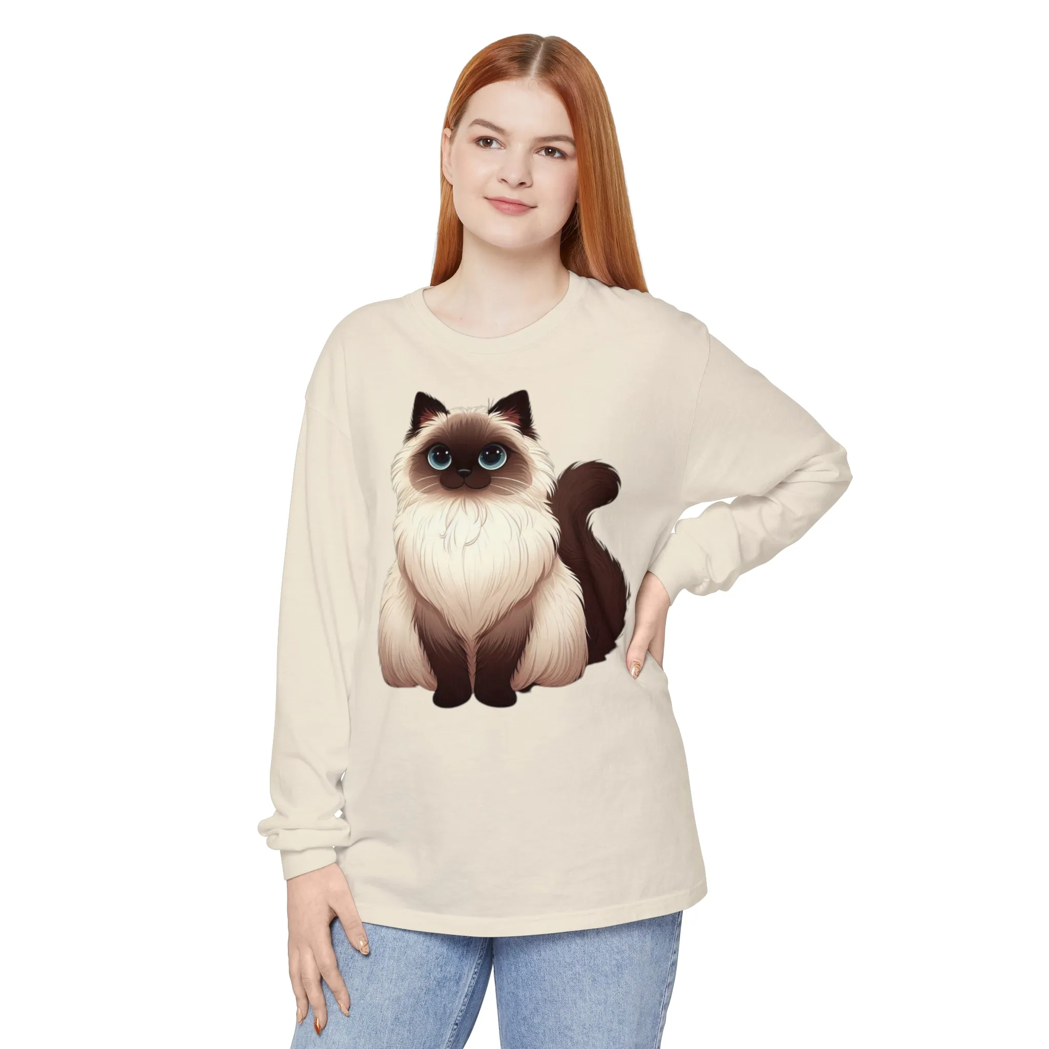 Siamese Cat Long Sleeve T-Shirt