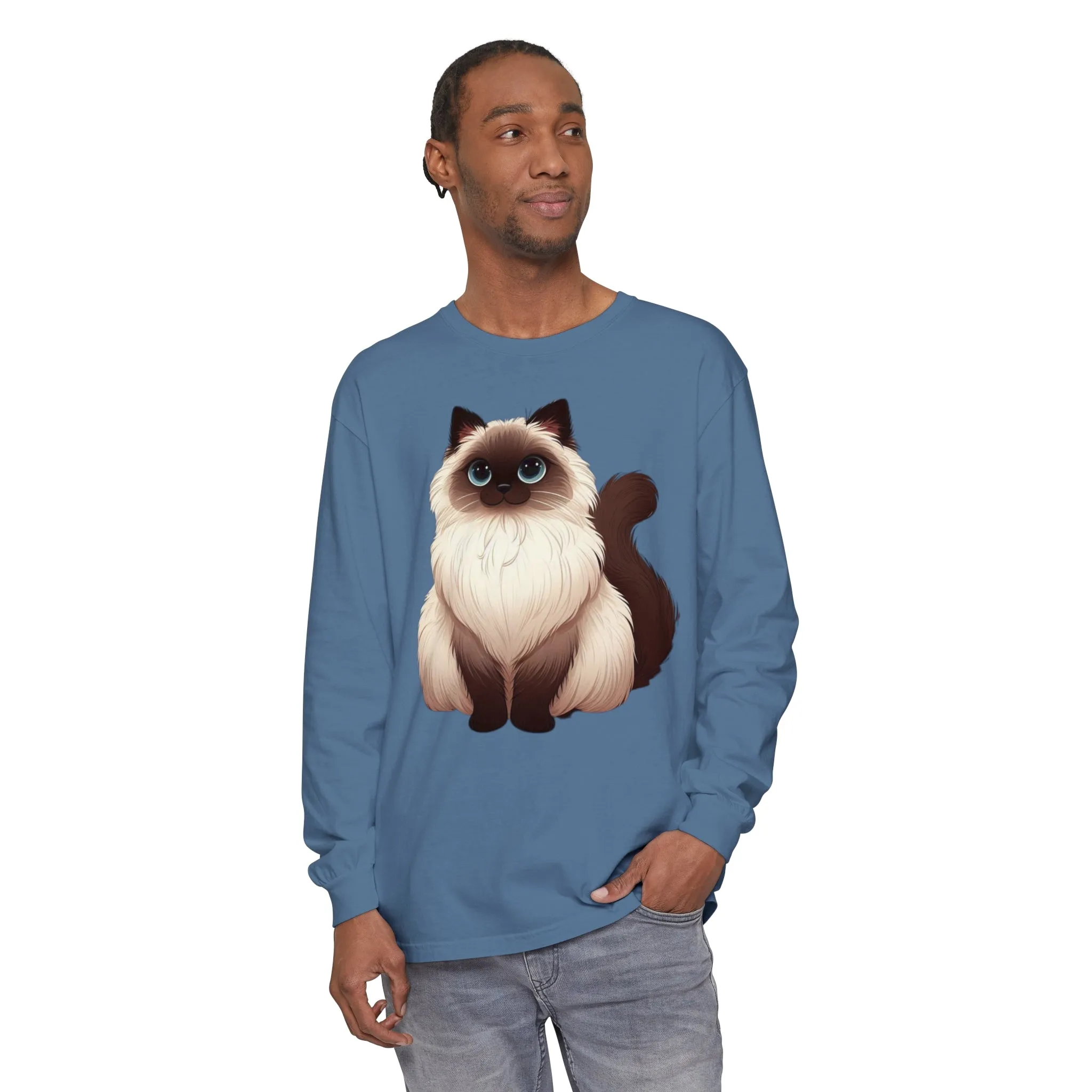 Siamese Cat Long Sleeve T-Shirt