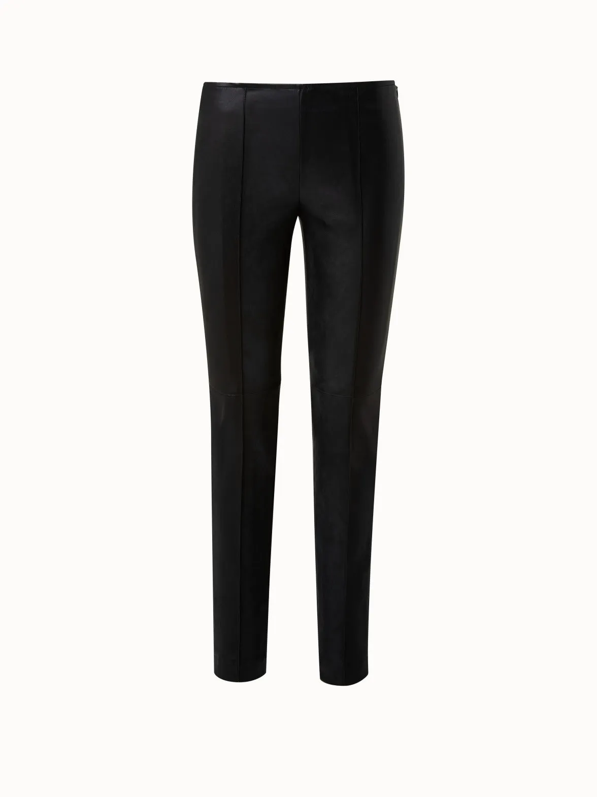 Slim Cut Leather Pants