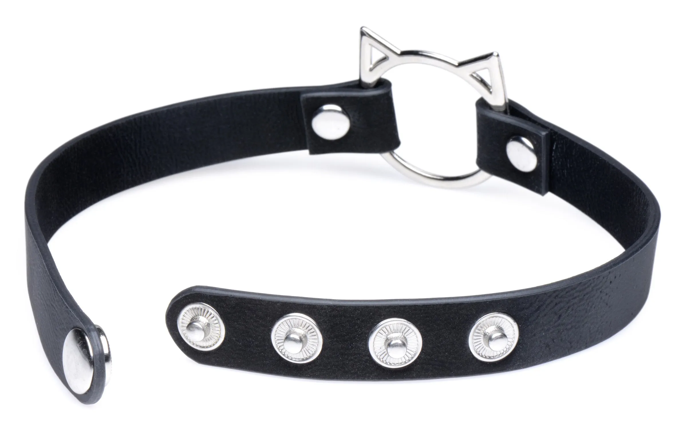 Slim Kinky Kitty Ring Choker